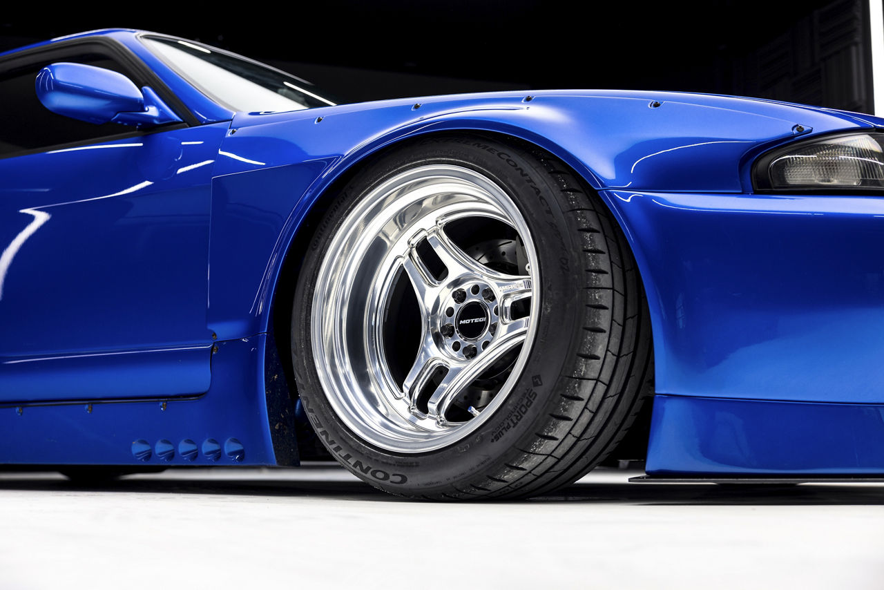 1997 Nissan Skyline - Motegi MF421 SS3 - Polished | Wheel Pros